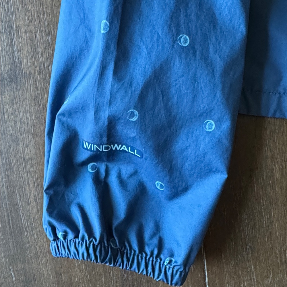 Sz 6 Gender Neutral The North Face Shady Blue Moon Windwall Hooded Windbreaker - Picture 5 of 9